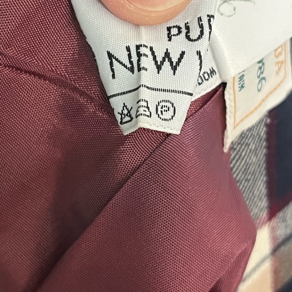 Vintage Brown’s Of Bermuda Wool Maxi Pleaded Skirt - Picture 9 of 10